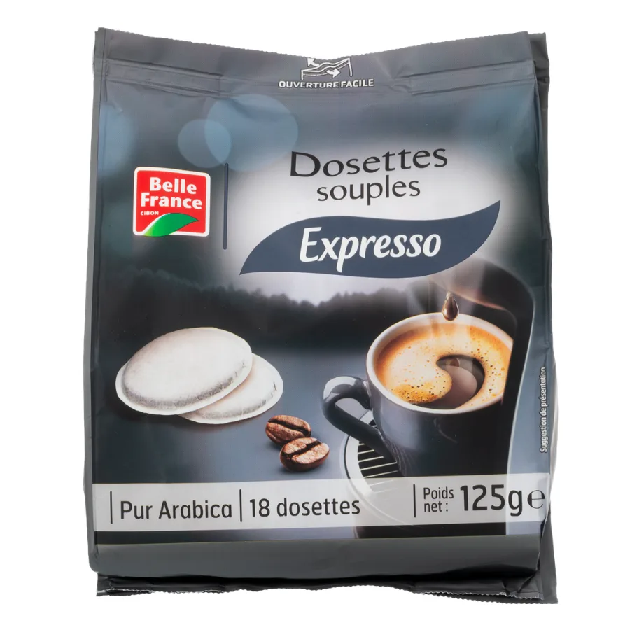 Belle France Espresso Pods x18 Sachet 125g