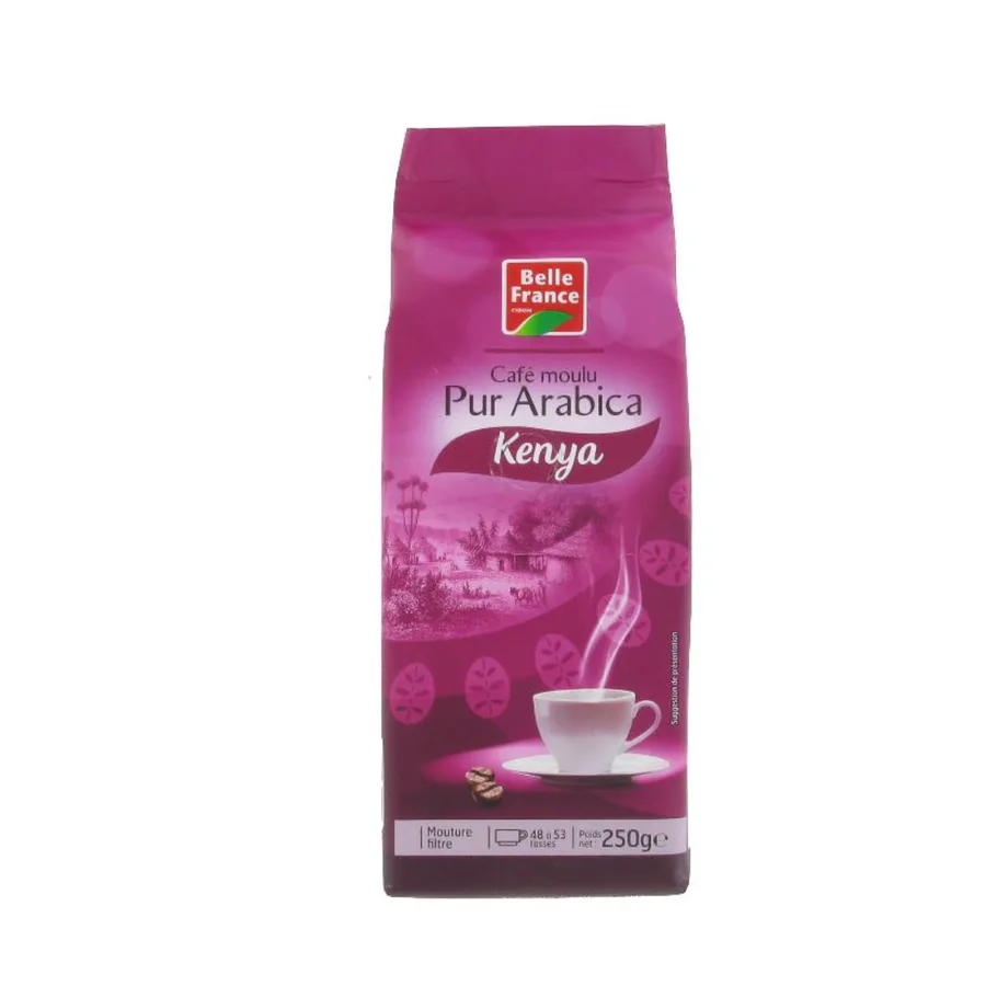 Ground Coffee Kenya Origin 100% Arabica Belle France 250g
