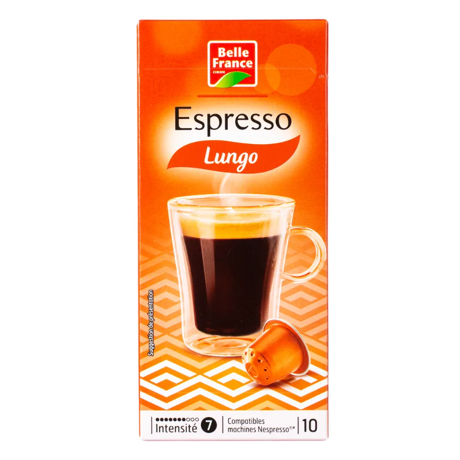 Espresso Lungo BF x10 Aluminium Capsules 52g