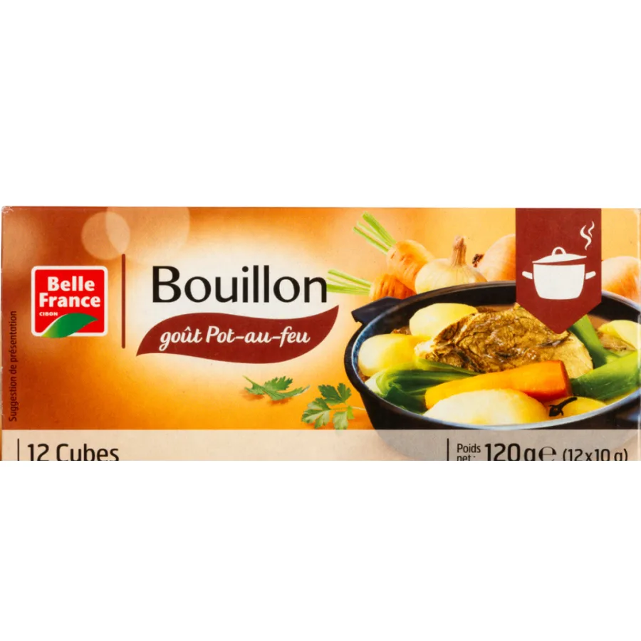 Pot-au-Feu Bouillon Cubes x12 Belle France 120g