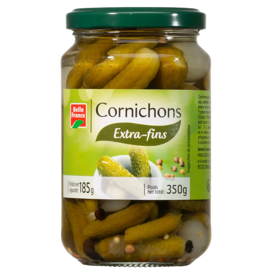 CORNICHON EXTRA FIN BF BOCAL 350 G - 37 CL