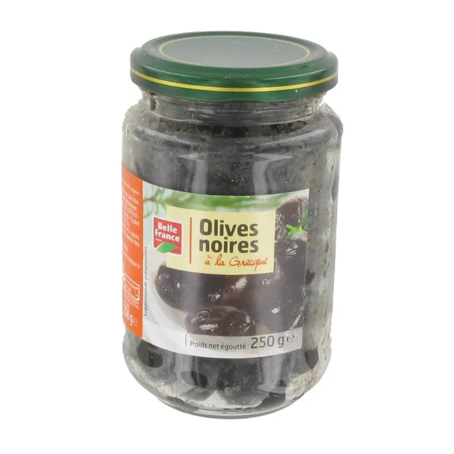 OLIVE NOIRE A LA GRECQUE BF BOCAL 250 G