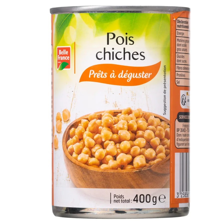 POIS CHICHE BF BOITE 1/2 OF 400 G