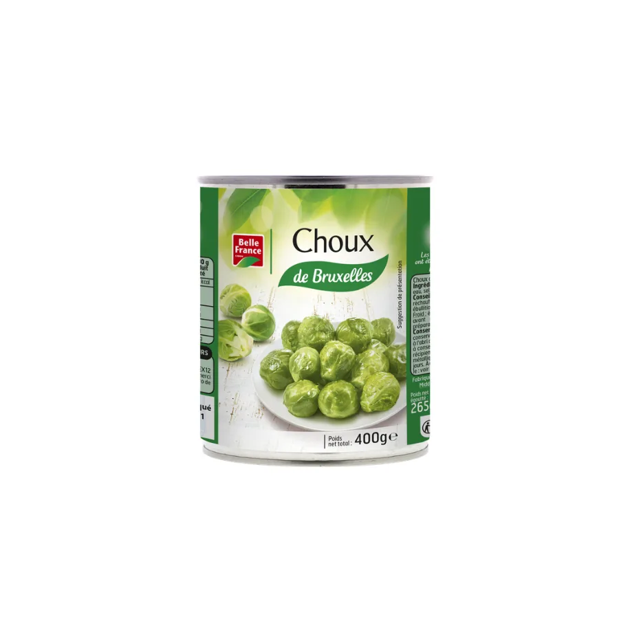 CHOU DE BRUXELLES BF BOITE 1/2 OF 400 G