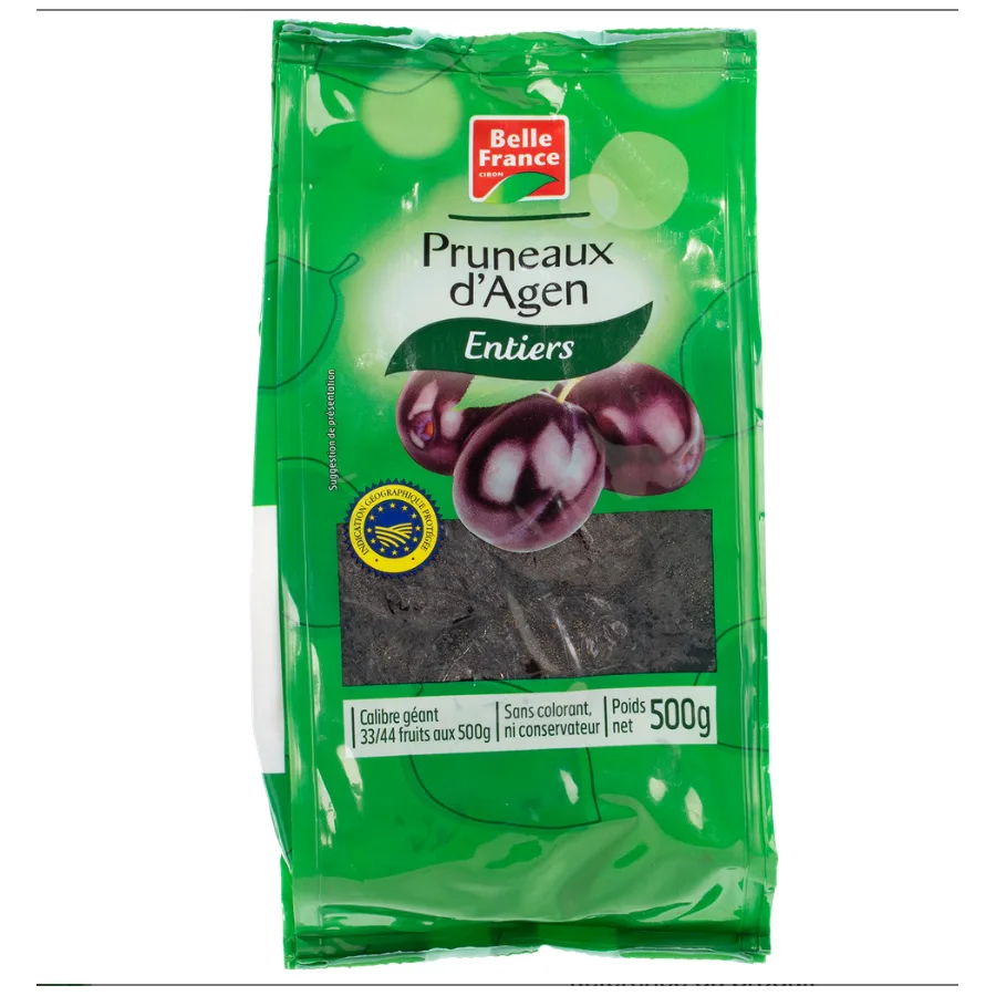 PRUNEAU D AGEN ENTIER IGP BF SACHET 500 G