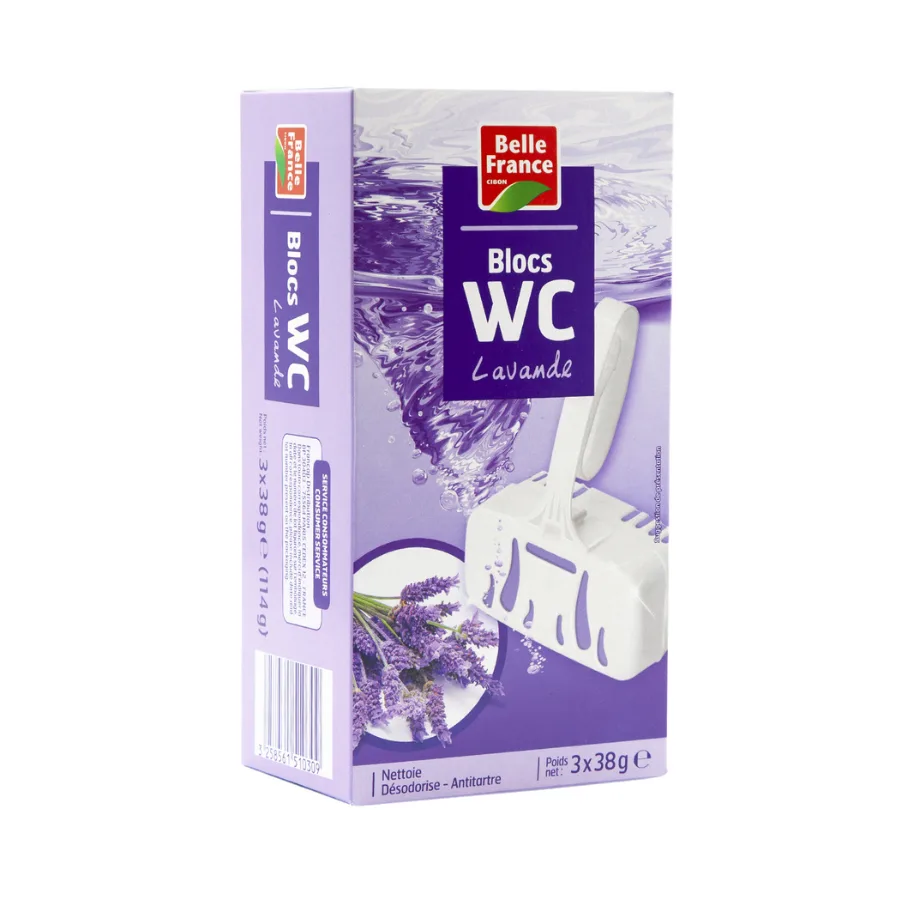 BELLE FRANCE BLOCS WC LAVANDE 3x38G