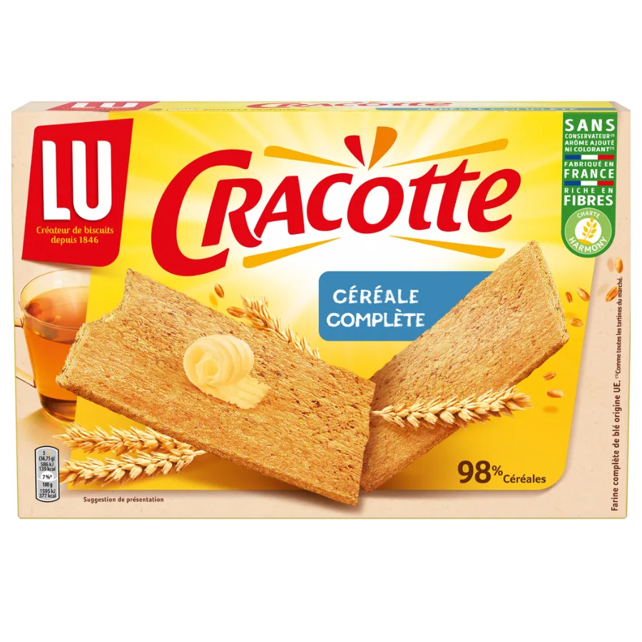 Cracotte céréales complètes 250g