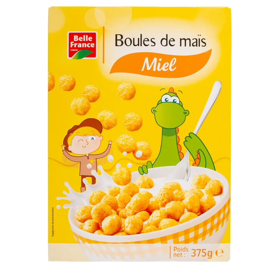 BOULE DE MAIS AU MIEL BF ETUI 375 G