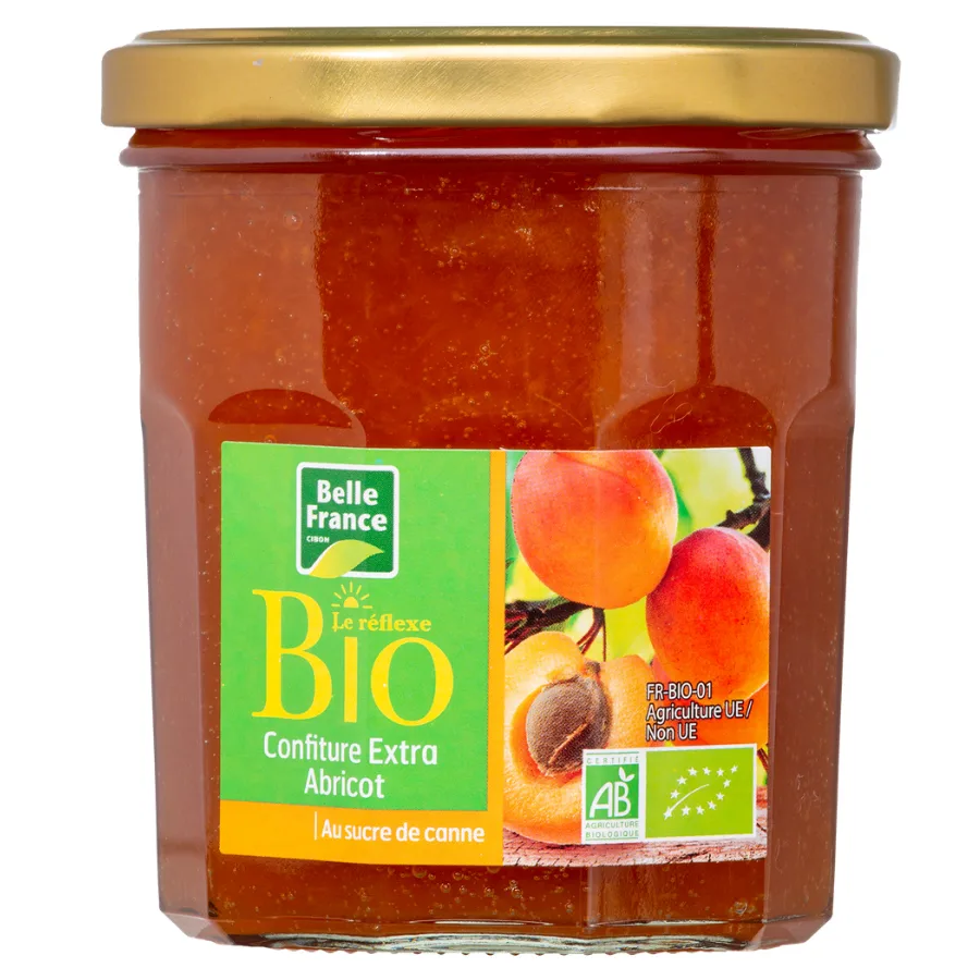 CONFITURE EXTRA ABRICOT BIO BF POT 370 G