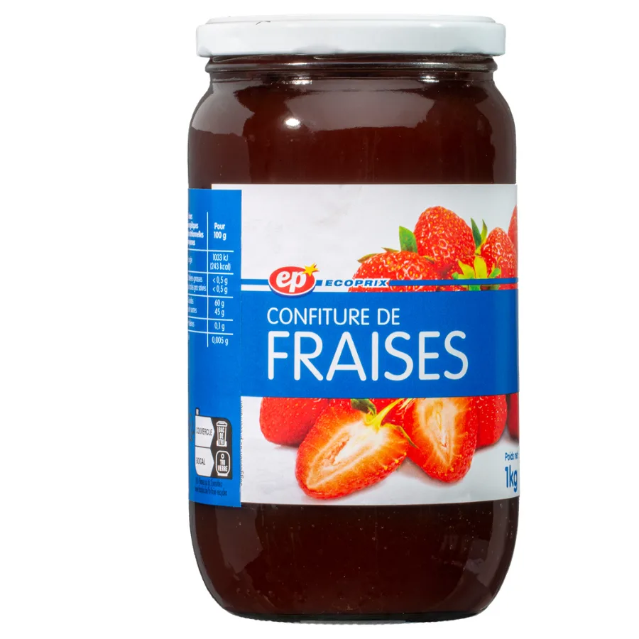 CONFITURE FRAISE 35% EP POT 1 KG