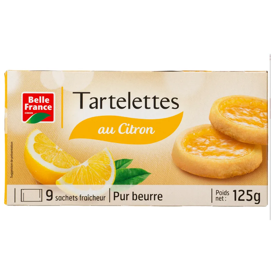 TARTELETTE AU CITRON PB X 9 BF ETUI 125 G