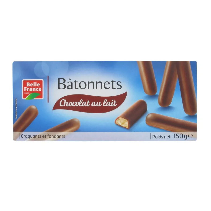 BATONNET CROUSTILLANT CHOCOLAT LAIT BF ETUI 150 G