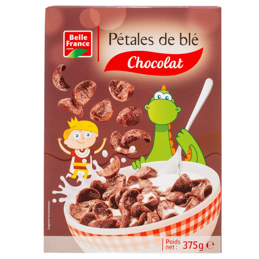 PETALE DE BLE GOUT CHOCOLAT BF ETUI 375 G
