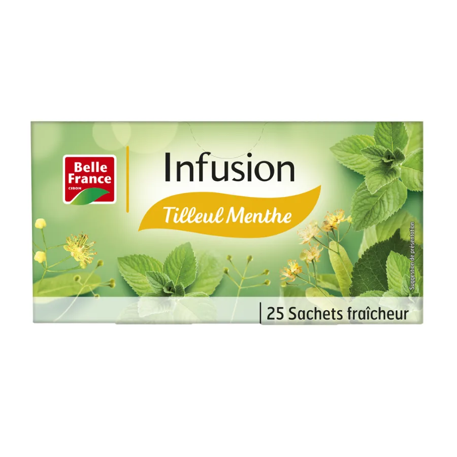 INFUSION TILLEUL MENTHE X 25 SACHETS BF ETUI