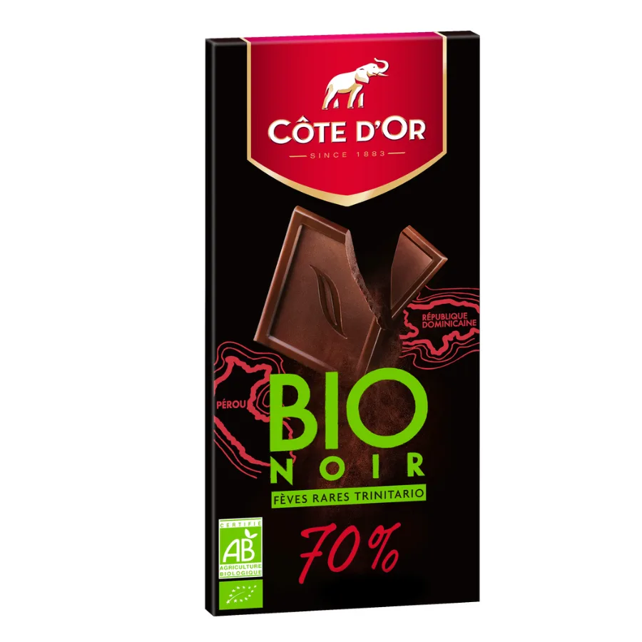 Côte d'Or Bio Noir 70% 90g