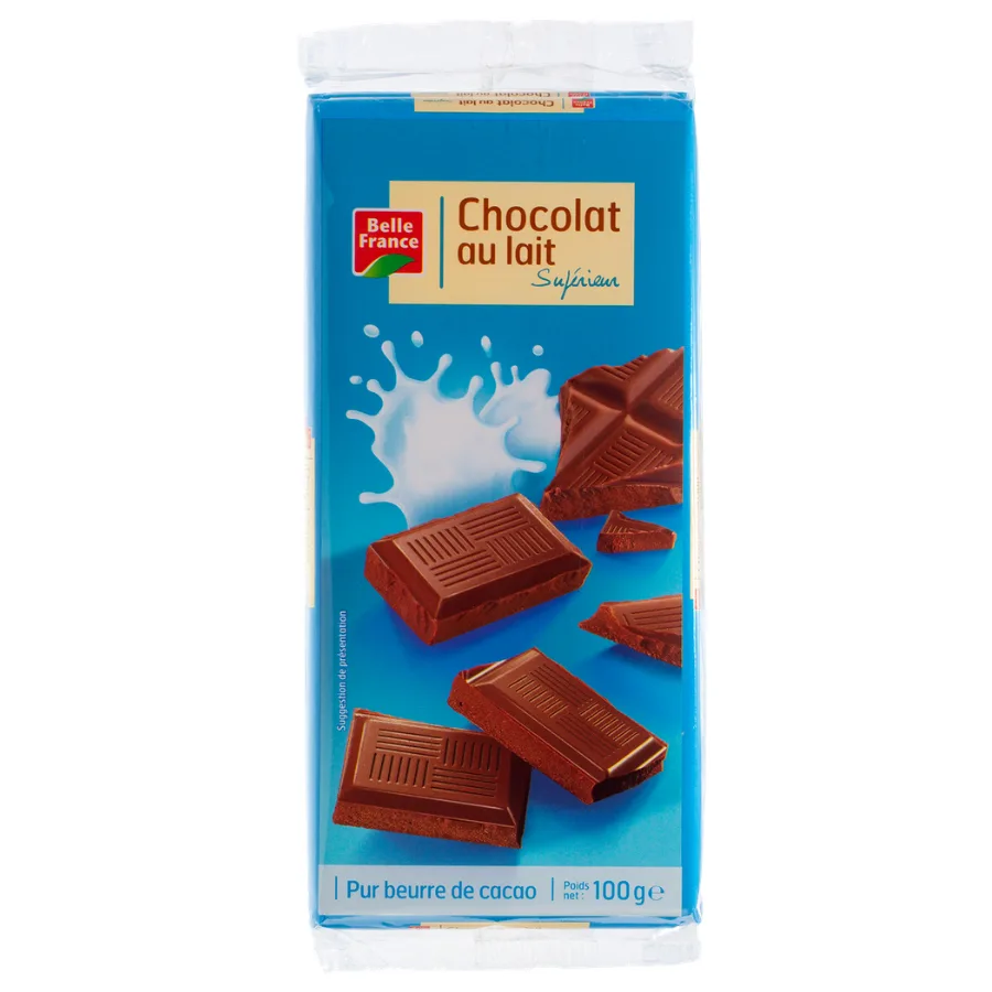 CHOCOLAT LAIT SUPERIEUR BF TABLETTE 3 X 100 G