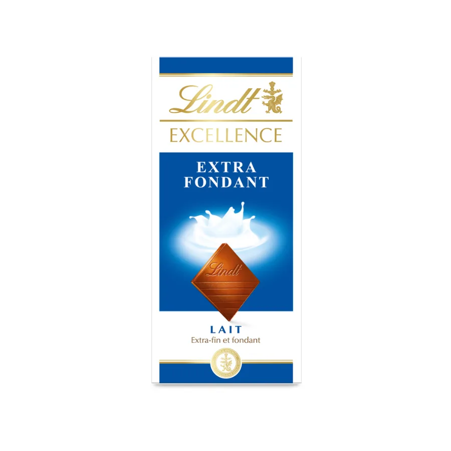 Lindt Tablette de chocolat EXCELLENCE Lait Extra Fondant 100g