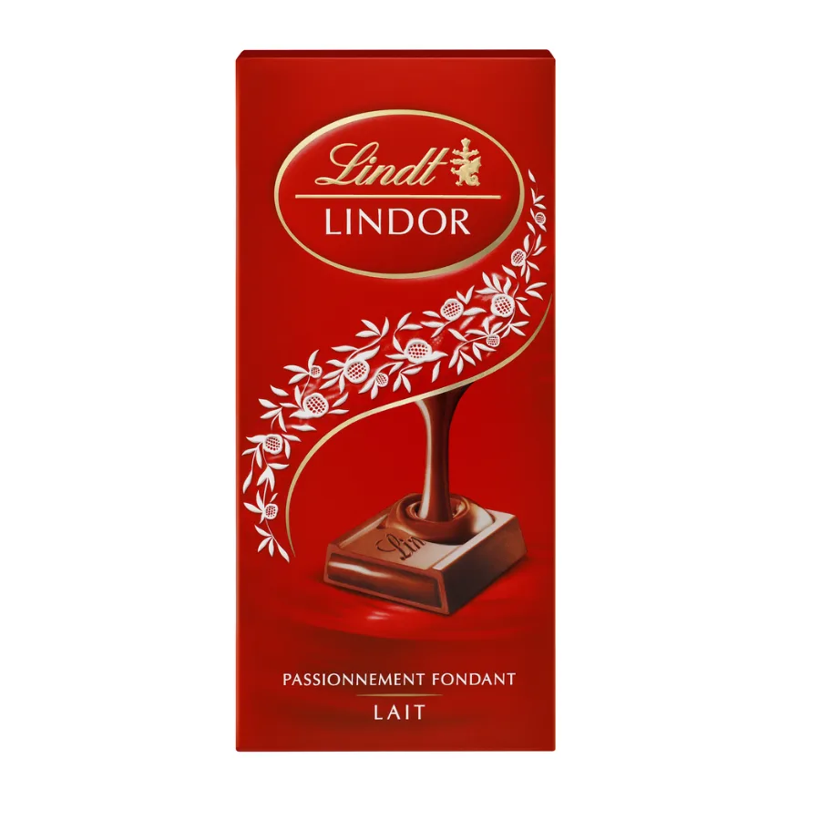 Lindt Tablette de chocolat LINDOR Lait 150g