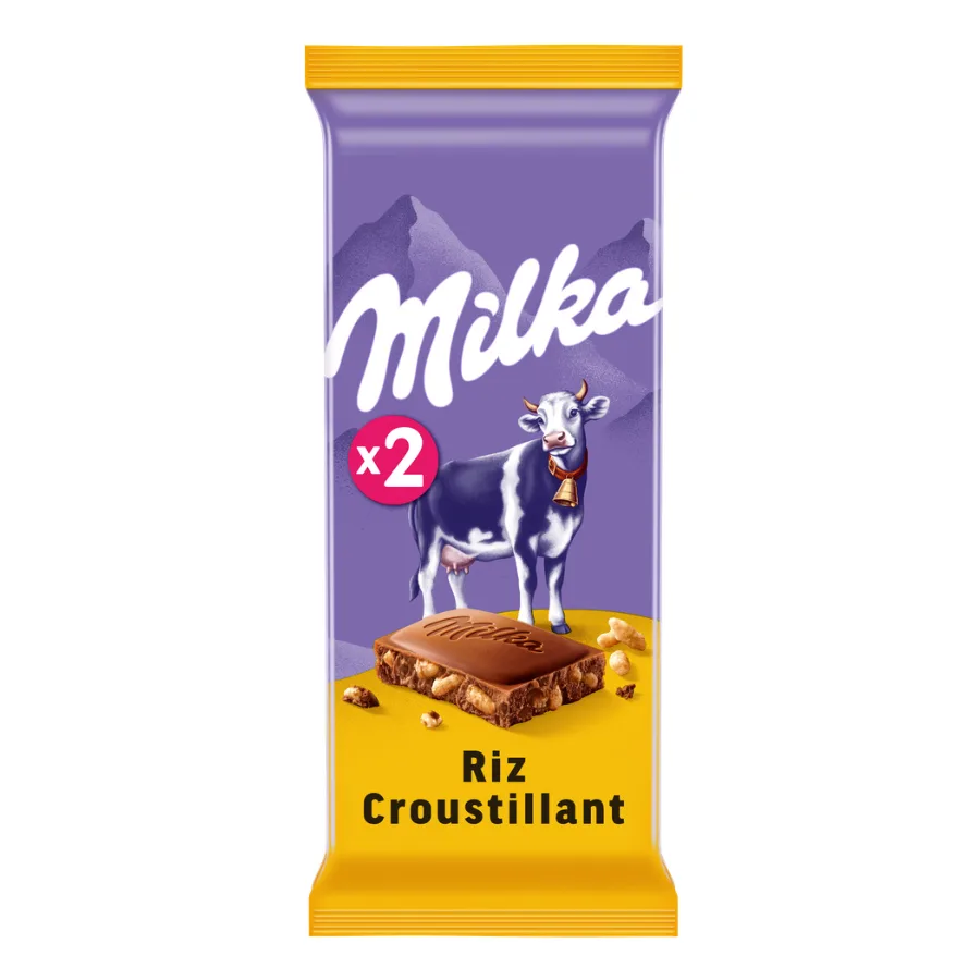 Milka Riz Croustillant 2x100g