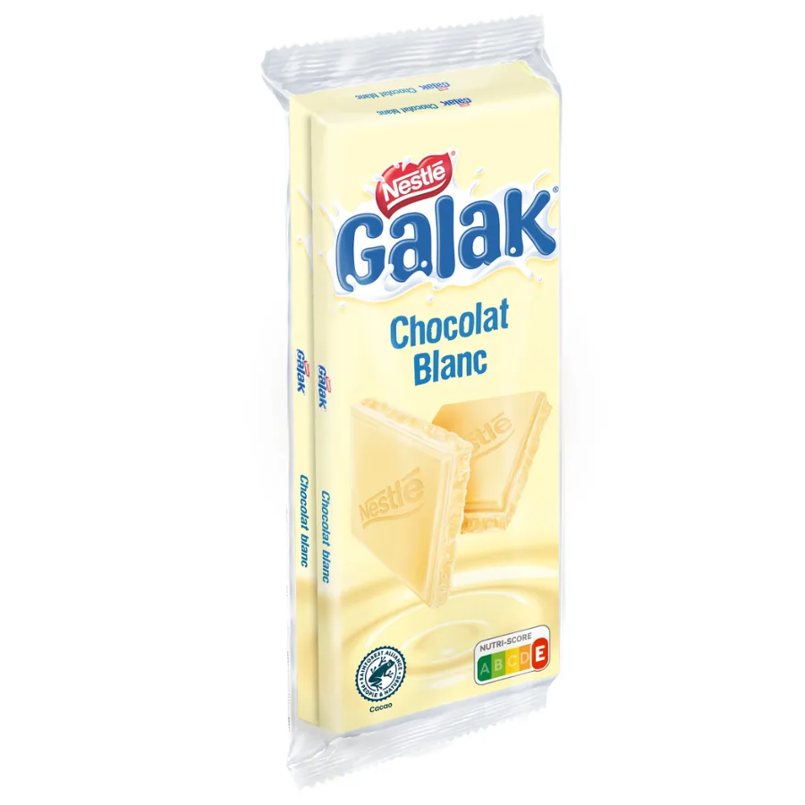 GALAK Chocolat Blanc Tablette 2 x 100g