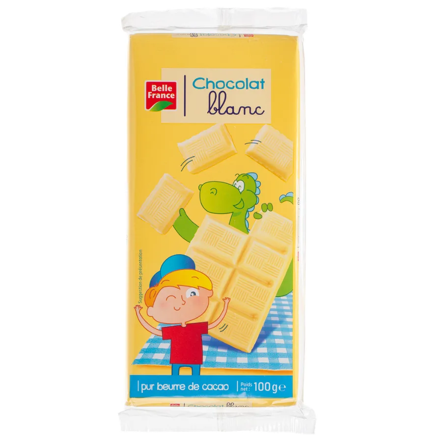 CHOCOLAT BLANC BF TABLETTE 2 X 100 G
