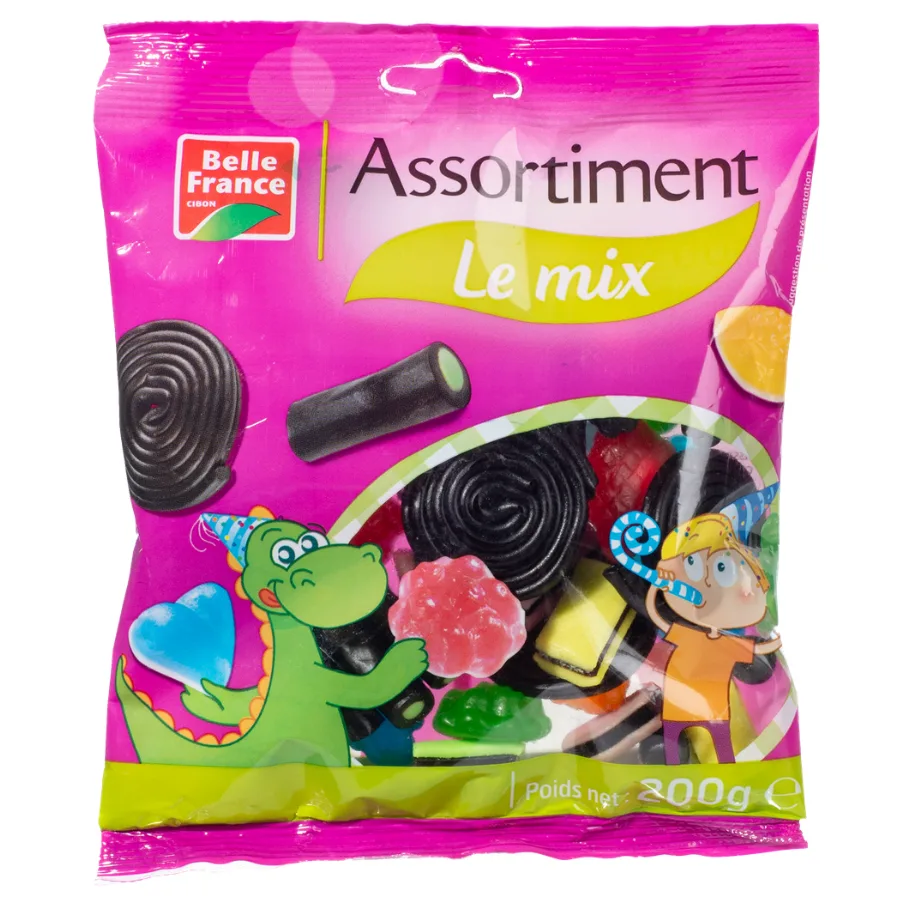 LE MIX ASSORTIMENT AVEC REGLISSE BF SACHET 200 G