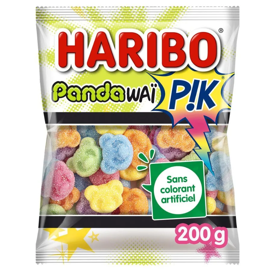 Bonbons acidulés HARIBO Pandawaï PIK 200g