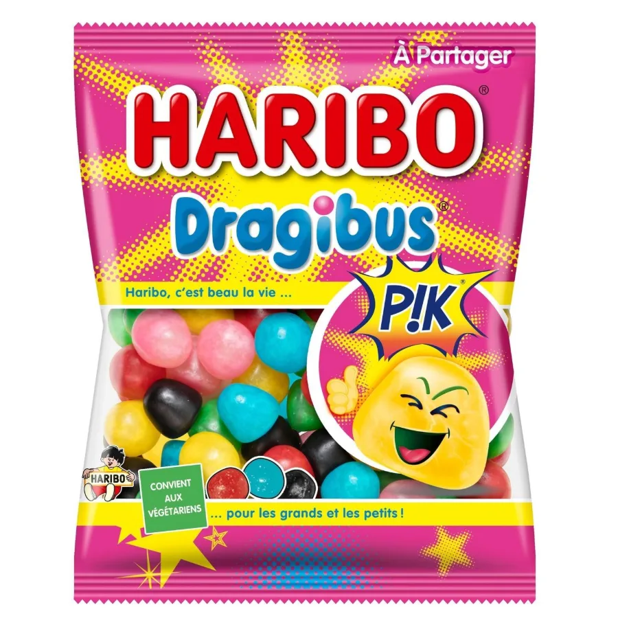Bonbons HARIBO Dragibus soft PIK 230g