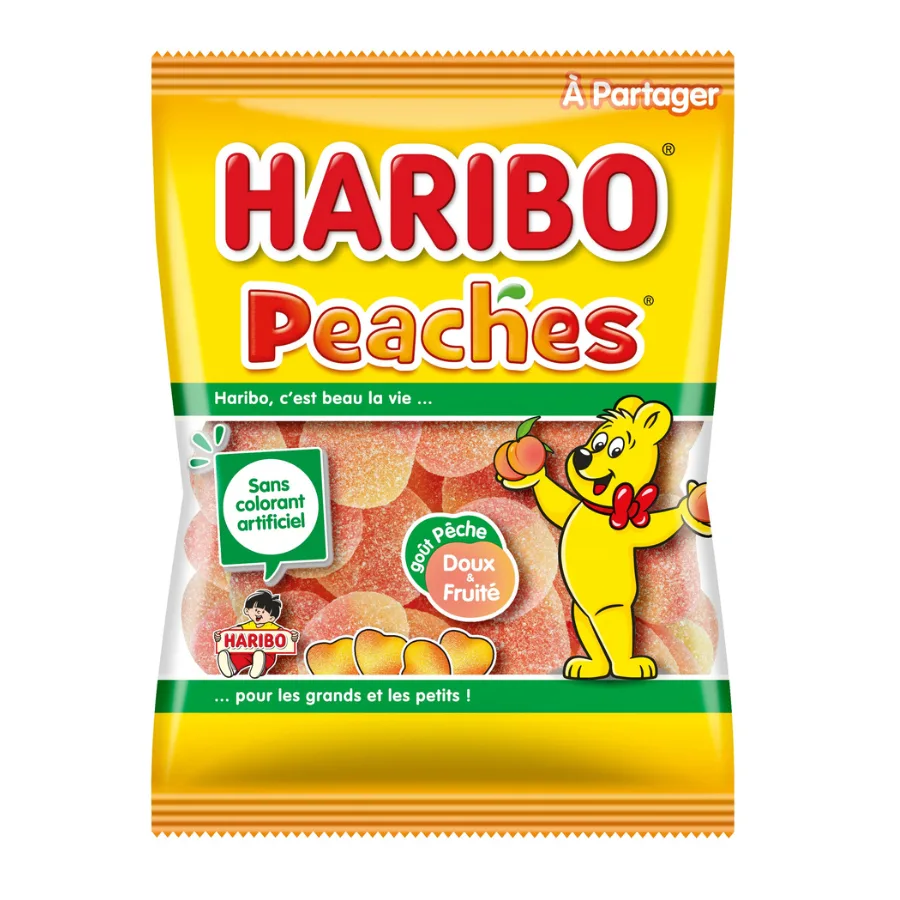 Bonbons HARIBO Peaches 250g