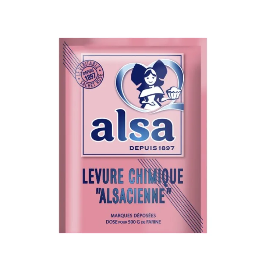 Levure Chimique Alsacienne Alsa 8 Sachets 88g