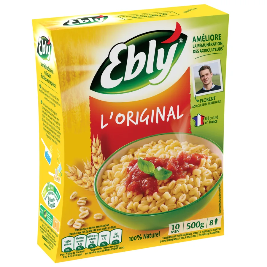 EBLY Blé VRAC Nature 10 min 500g