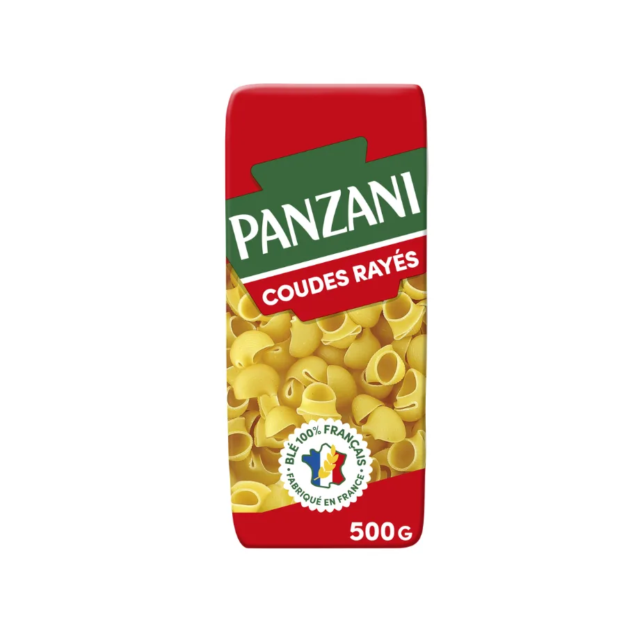 PANZANI COUDES RAYÉS 500G