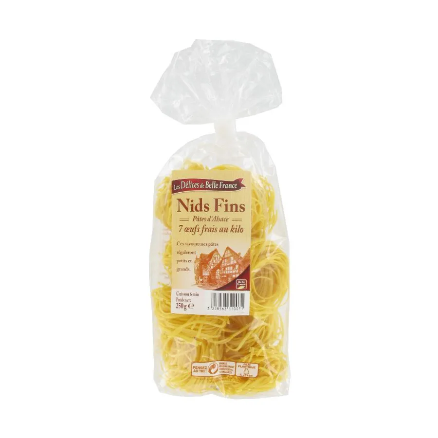 PATE ALSACE NIDS FINS AUX OEUFS DBF SACHET 250 G