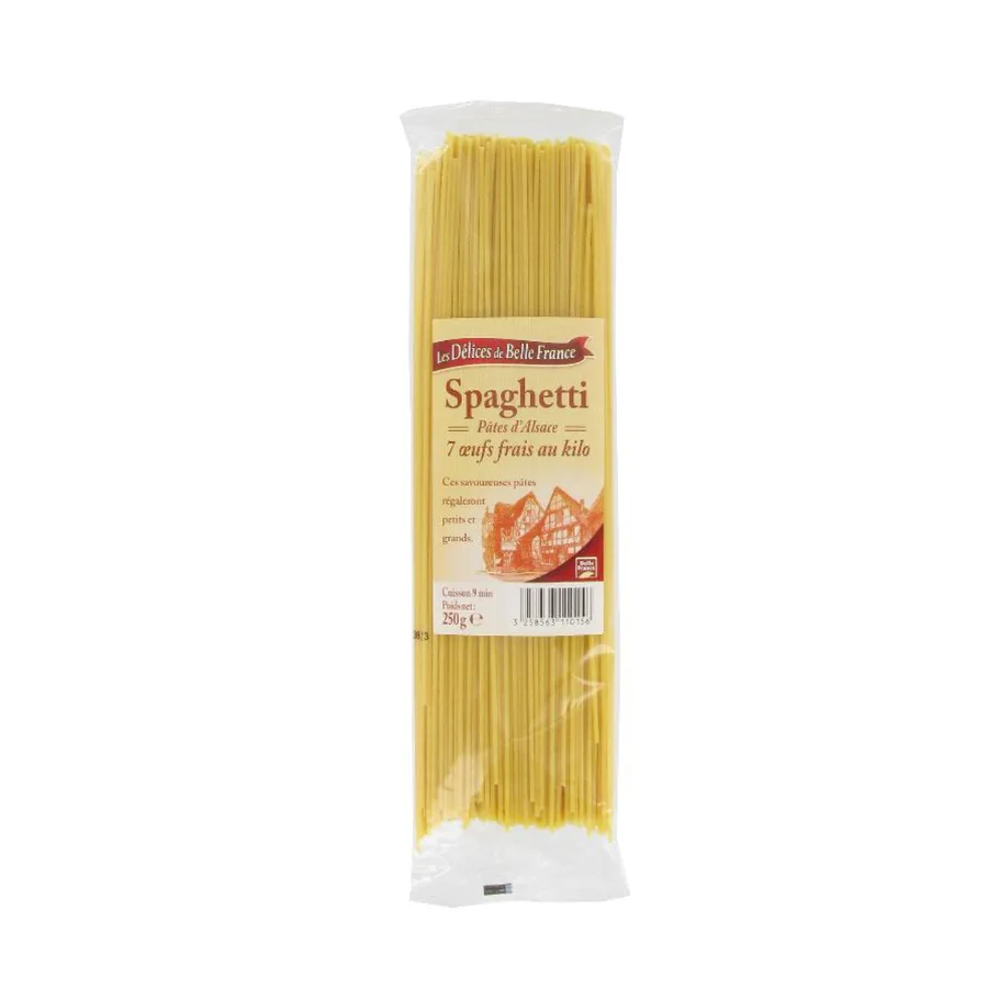PATE ALSACE SPAGHETTI AUX OEUFS DBF SACHET 250 G