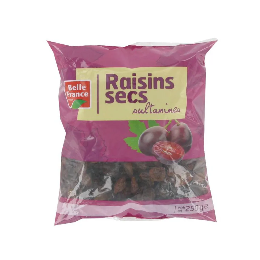 RAISIN SEC SULTANINE BF SACHET 250 G