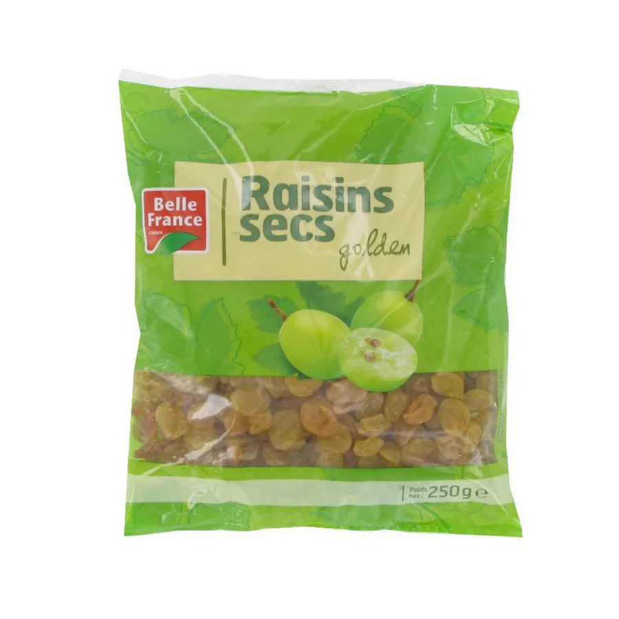 RAISIN SEC GOLDEN BF SACHET 250 G