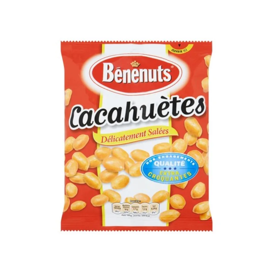 Bénénuts Cacahuètes grillées & salées 220 g