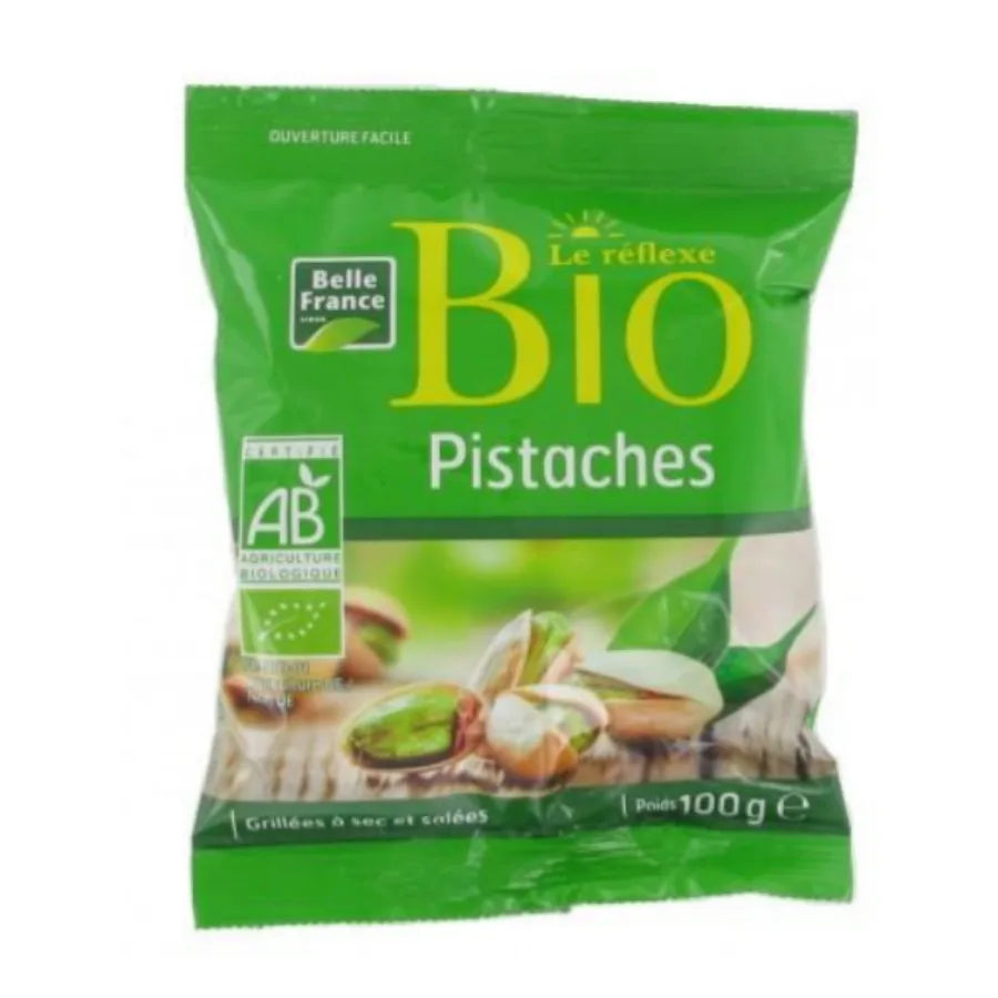 PISTACHE GRILLEE A SEC BIO BF SACHET 100 G