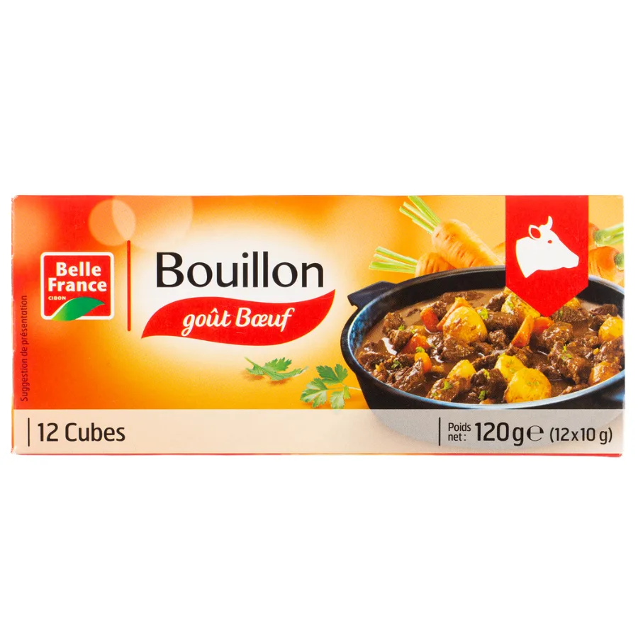 BOUILLON DE BOEUF X 12 BF ETUI 120 G