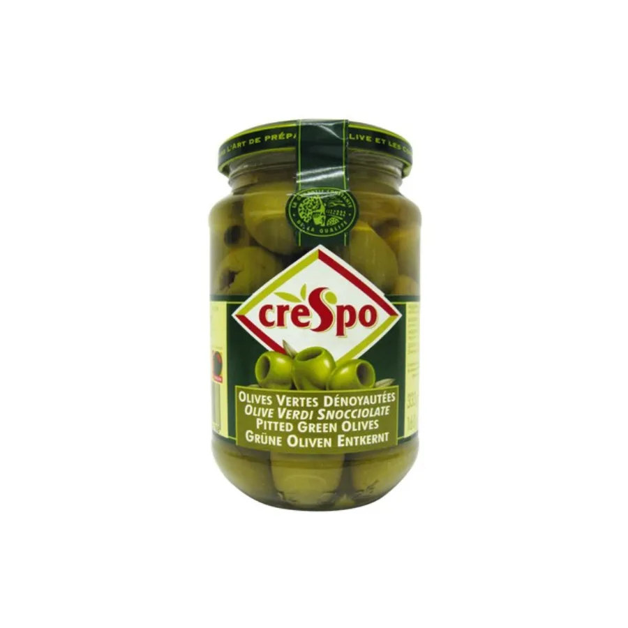 Olives vertes dénoyautées 160g - Bocal 37 cl