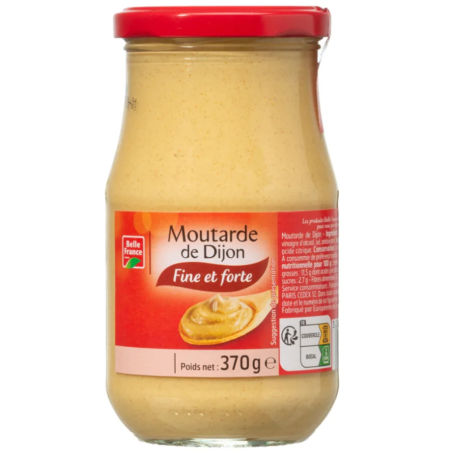 MOUTARDE DE DIJON BF BOCAL 370 G