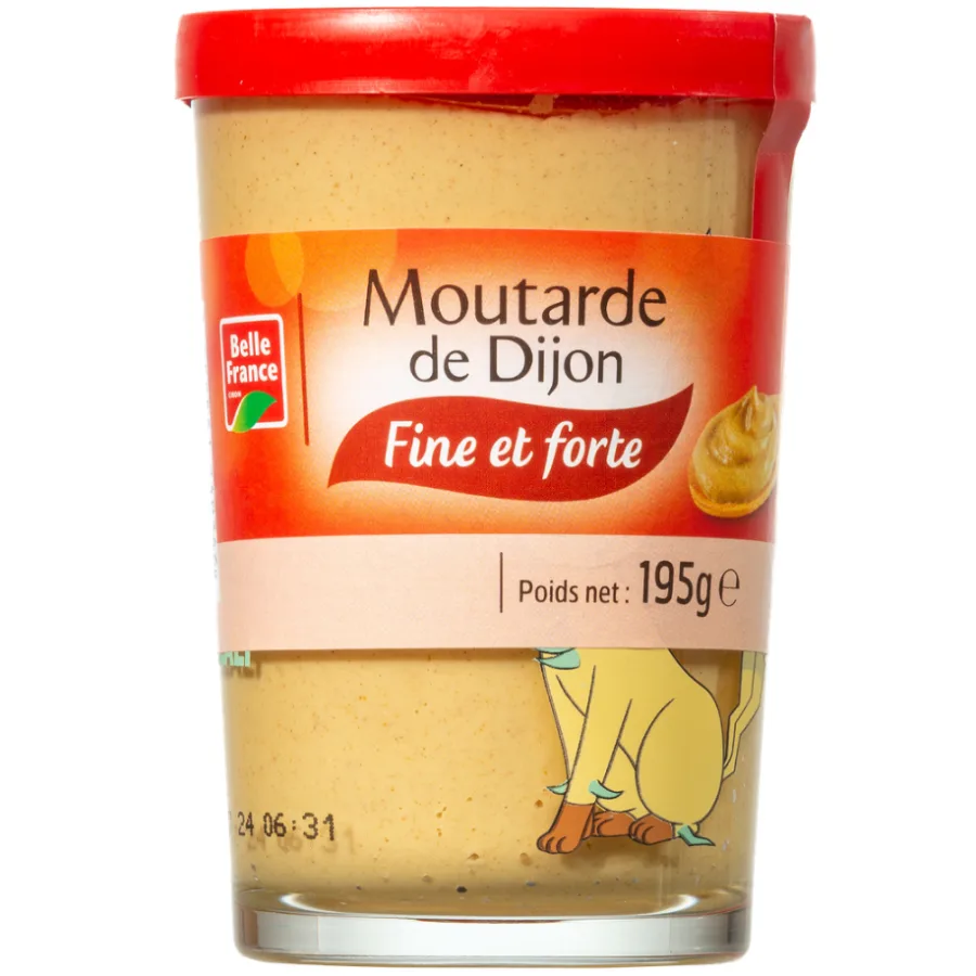 MOUTARDE DE DIJON BF VERRE DECORE 195 G