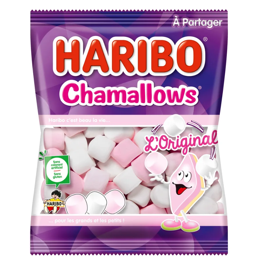Bonbons guimauves HARIBO Chamallows 300g
