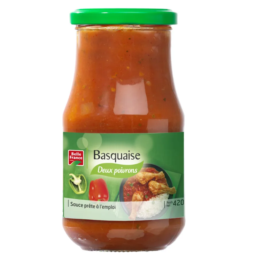 SAUCE BASQUAISE BF BOCAL VERRE 420 G