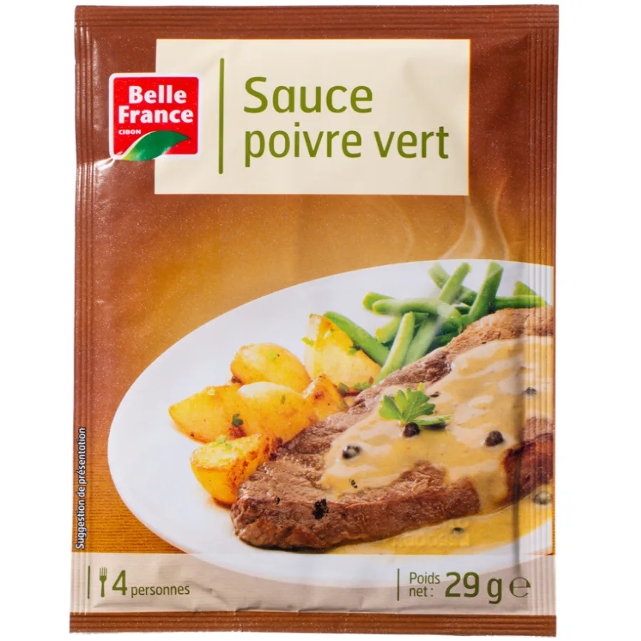 SAUCE DESHYDRATEE POIVRE VERT BF SACHET 29 G