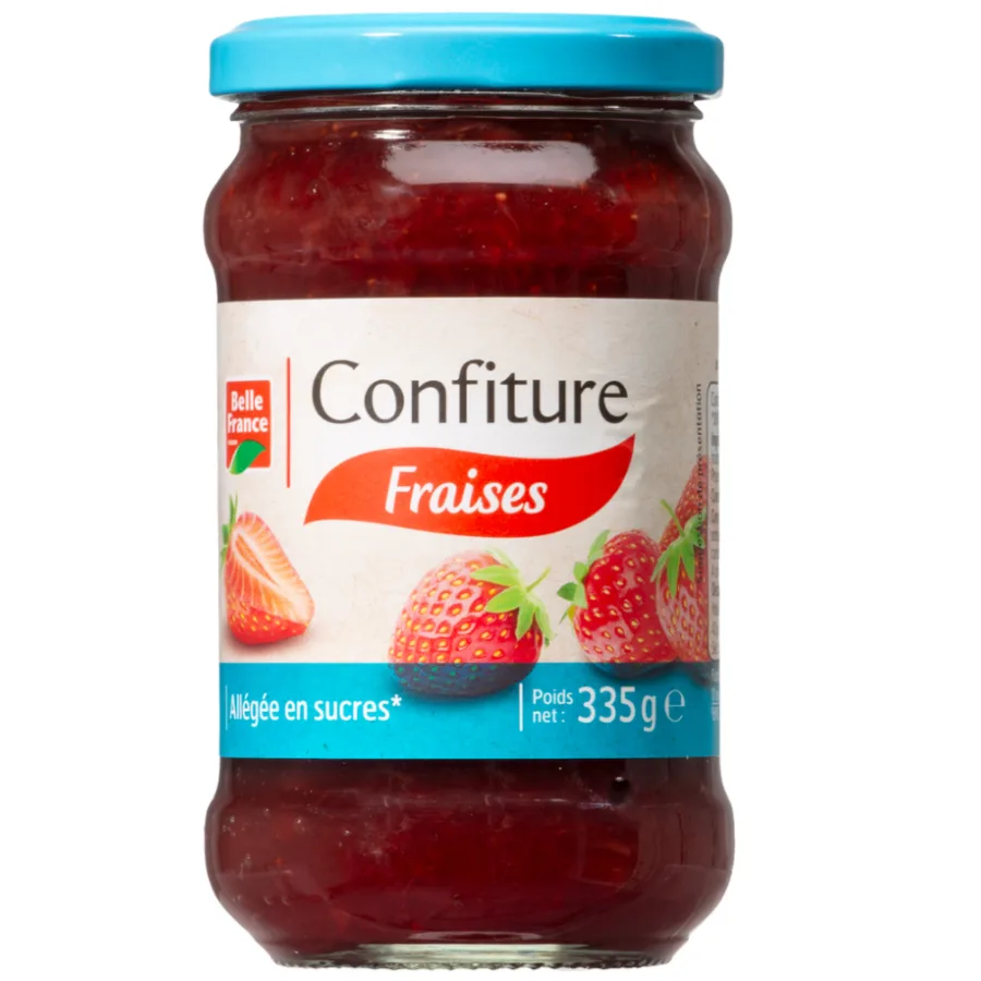 CONFITURE ALLEGEE FRAISE BF POT 335 G