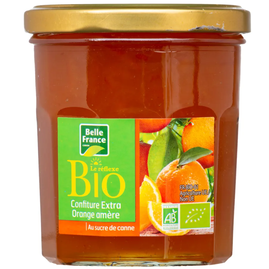 CONFITURE ORANGE AMERE BIO BF POT 370 G