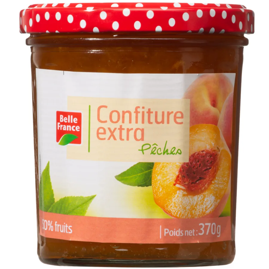 CONFITURE EXTRA PECHE BF POT 370 G