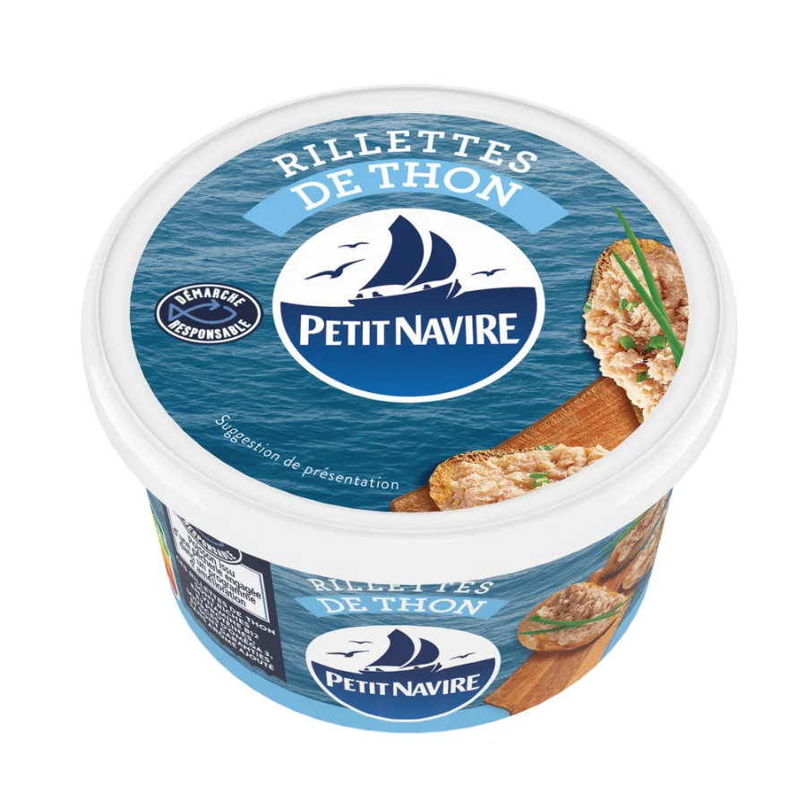 Rillettes de Thon Démarche Responsable PETIT NAVIRE 125g