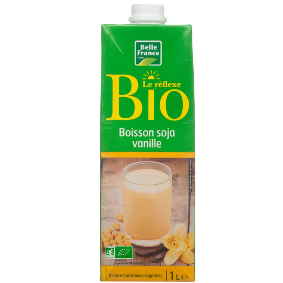 BOISSON SOJA VANILLE BIO BF BRIQUE 1 L